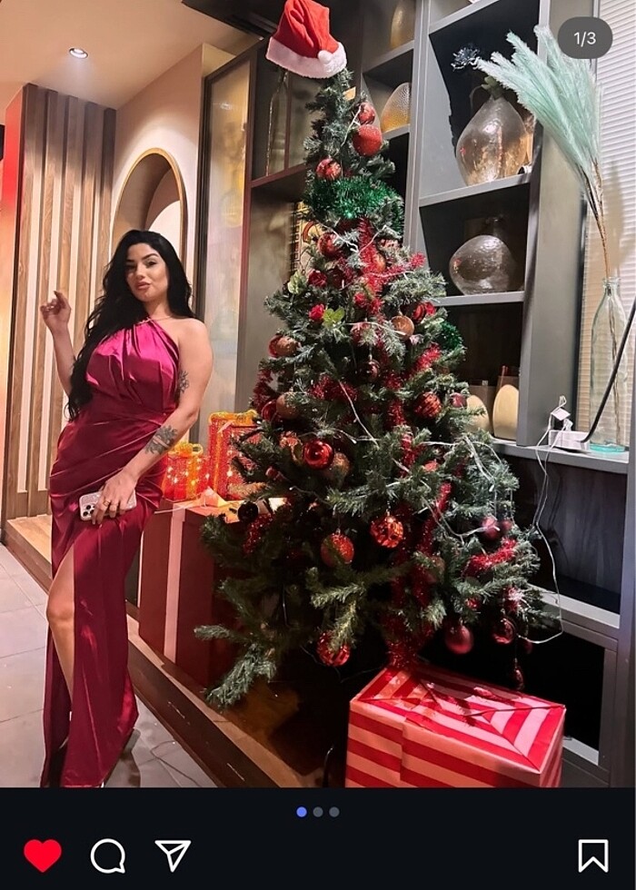 saten elbise - Görsel 2