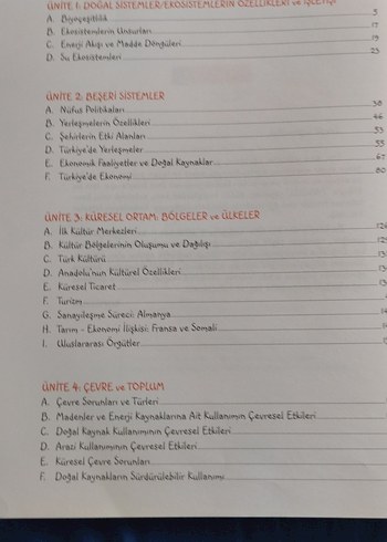 Beden 11. Sınıf Komisyon Coğrafya Kitabı -Konu anlatımlı