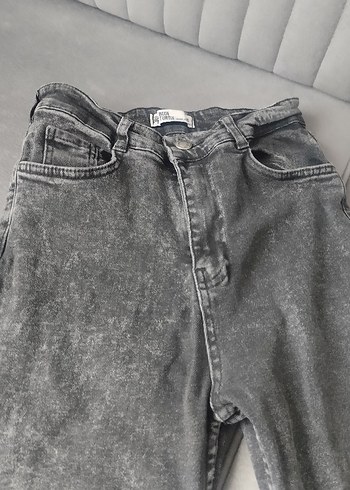 Gri Kadın Jean Pantolon