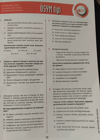 TYT Tarih Soru Bankası 1. Oturum BİLGİ SARMAL