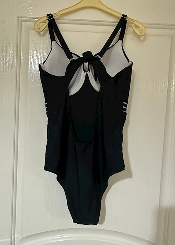 Zincir Detaylı Siyah Kadın Mayo - Görsel 4