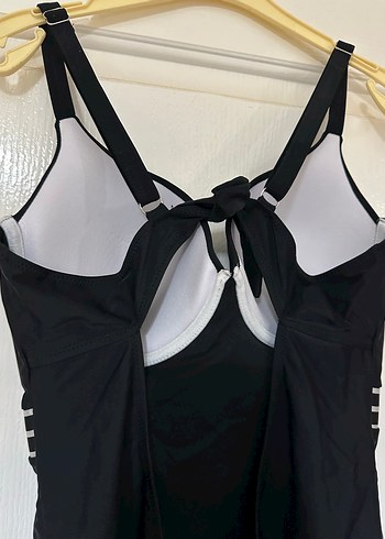 Zincir Detaylı Siyah Kadın Mayo - Görsel 5