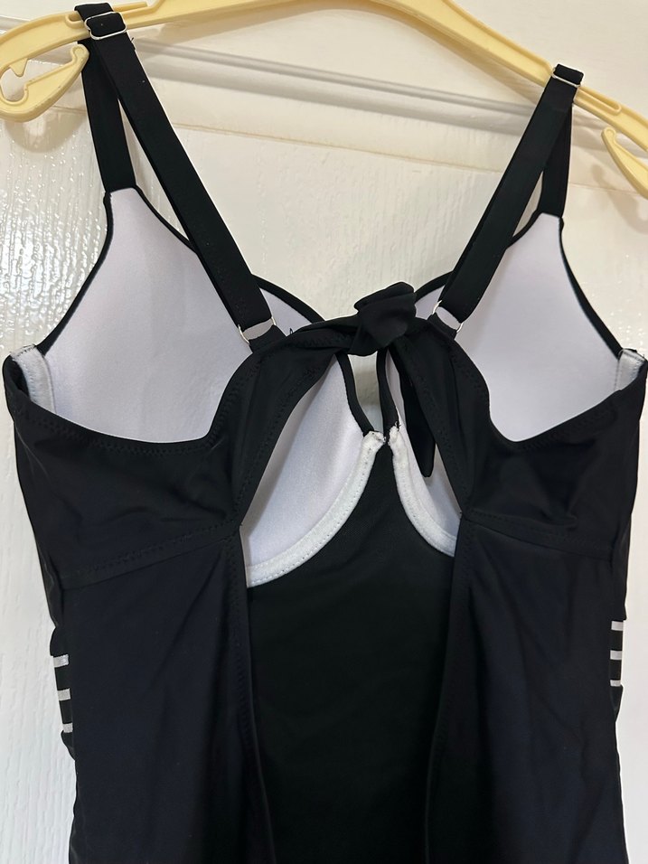 Zincir Detaylı Siyah Kadın Mayo - Görsel 5