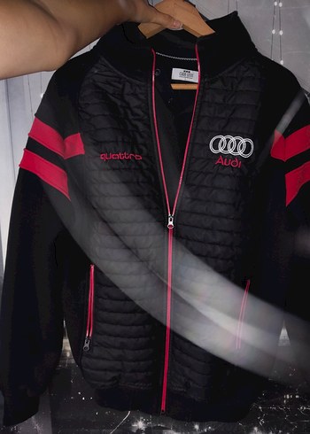 Diğer Y2k Siyah unisex Spor Fermuarlı Ceket