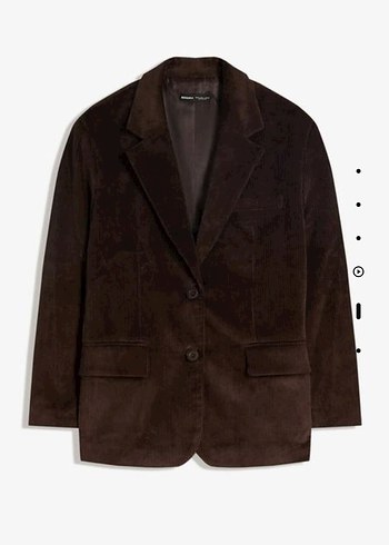 Kahverengi Bershka Blazer - Görsel 2
