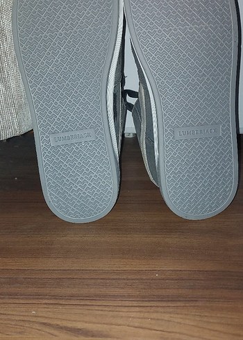 Gri Erkek Spor Ayakkabı Velcro Detaylı - Görsel 6