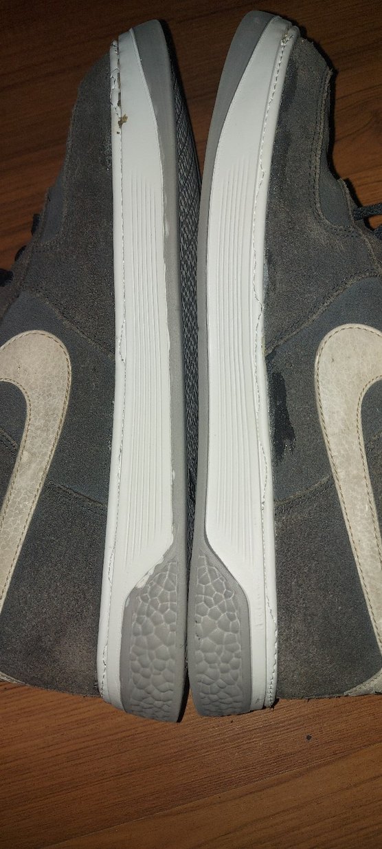 Gri Erkek Spor Ayakkabı Velcro Detaylı - Görsel 5