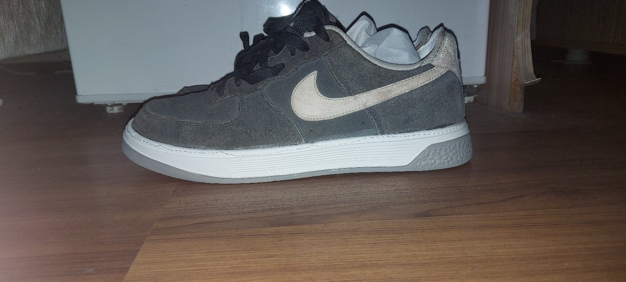 Gri Erkek Spor Ayakkabı Velcro Detaylı - Görsel 3