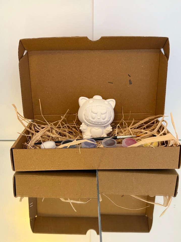 Boyanabilir Taş Boyama Seti  Labubu nun En Sevimli Hali - Görsel 3