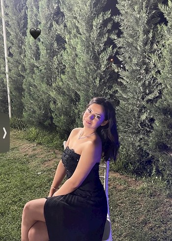 Straplez Siyah Uzun Abiye Elbise