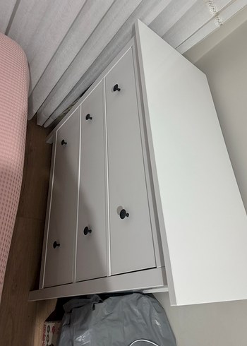IKEA Beyaz Şifoniyer 3 Çekmeceli - Görsel 2