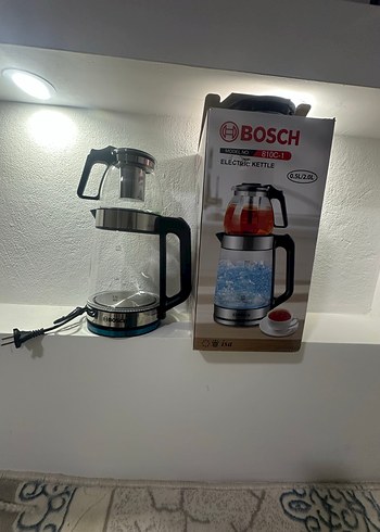 Bosch Mavi Cam Çay Makinesi