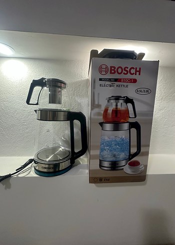  Beden Renk Mavi Cam Çay Makinesi