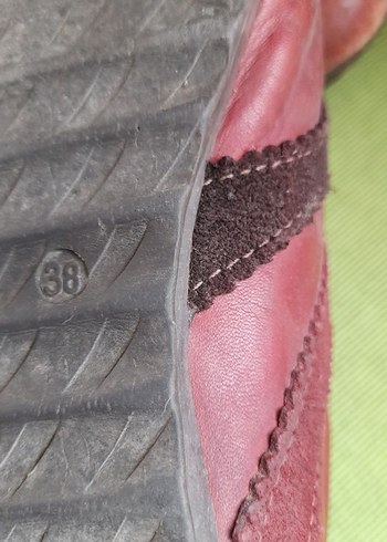 Bordo kadın spor ayakkabı - Görsel 4