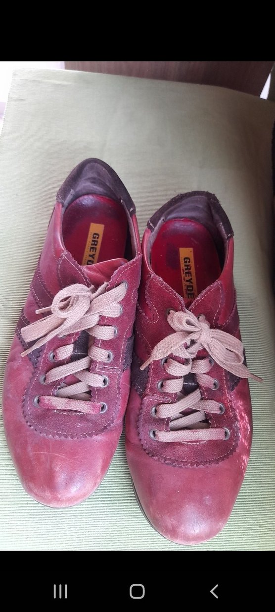 Bordo kadın spor ayakkabı - Görsel 3