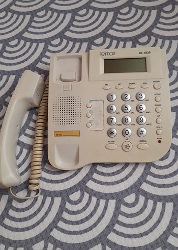 #Remox #CI-1030 #Masaüstü #Telefon #Beyaz - Görsel 2