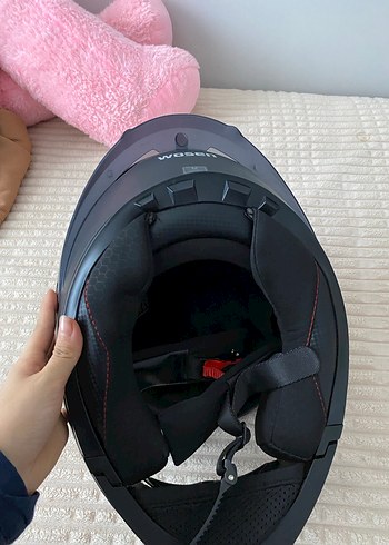 Siyah Wosen Tokalı Motosiklet Kaskı - Görsel 3