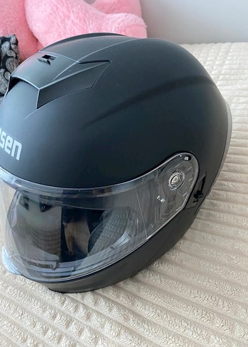 Siyah Wosen Tokalı Motosiklet Kaskı - Görsel 2