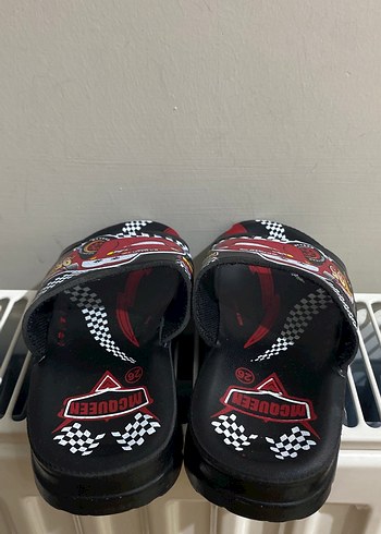 26 Beden Şimşek Mcqueen Modelli Çocuk Terlik