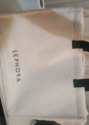 Beyaz SEPHORA Kadın Peluş Çanta