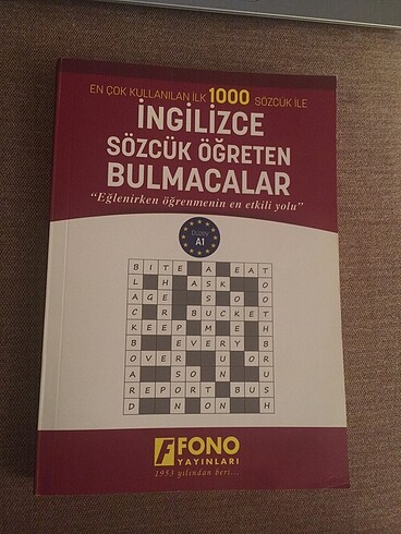  İngilizce Sözcük Öğreten Bulmacalar - Fono Yayınları