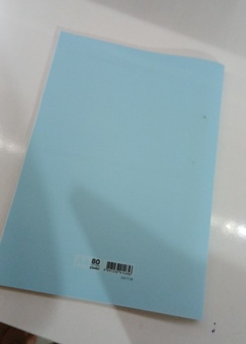 Pastel Mavi 80 Sayfa Defter