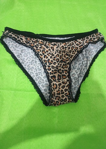 Leopar Desenli Midi Kadın İç Çamaşırı