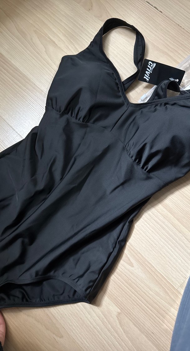 Crivit Siyah Mini Desenli Mayo - Görsel 3