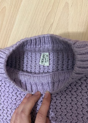 Mor Kadın Triko Kazak - Görsel 2