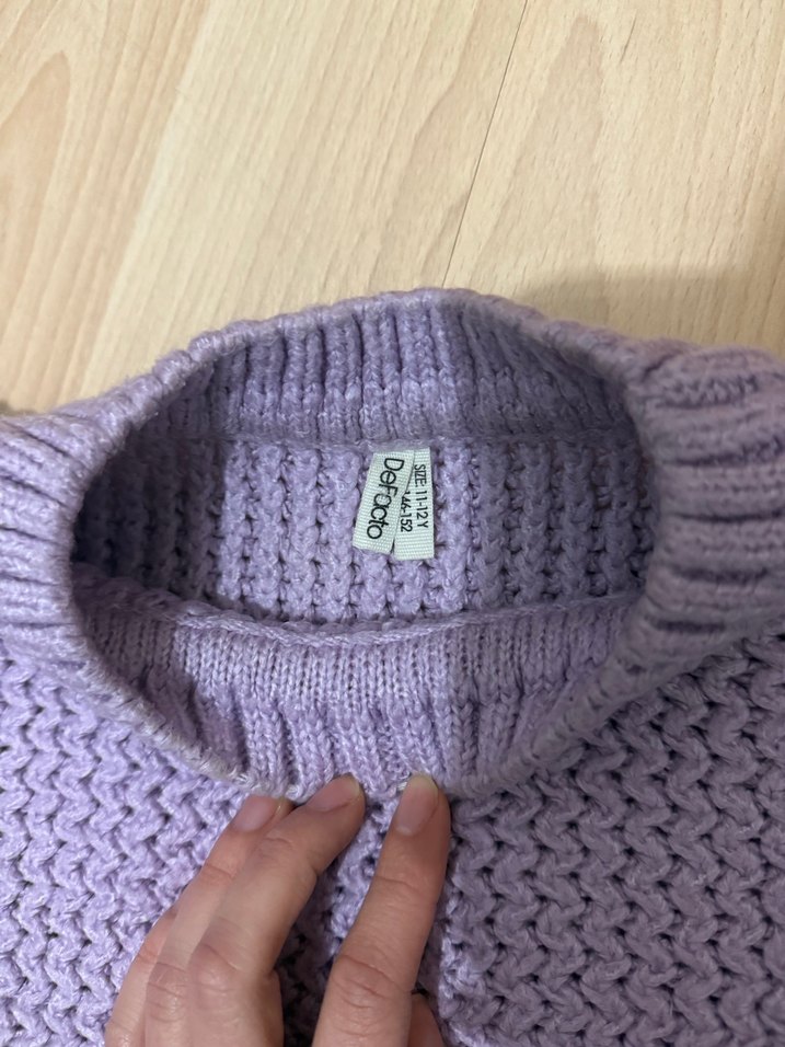 Mor Kadın Triko Kazak - Görsel 2