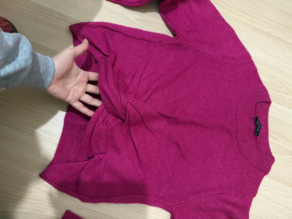 Pembe Triko Kadın kazak - Görsel 2