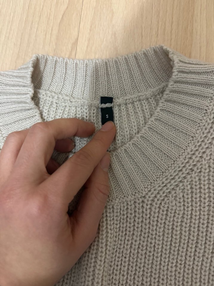 Gri Örme Kadın Süveter - Görsel 3