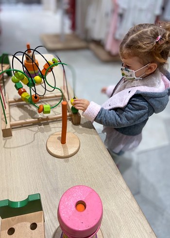 Kapüşonlu, Düğmeli Kız Çocuk Gri Ceket - Görsel 6