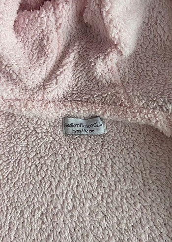 Kapüşonlu, Düğmeli Kız Çocuk Gri Ceket - Görsel 3