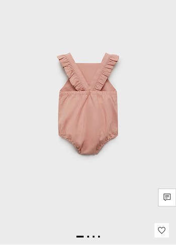 Mango Kids Fırfırlı Bebek Kız Tulum