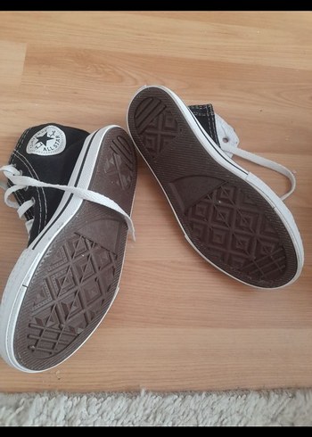 Siyah Beyaz çocuk converse - Görsel 3