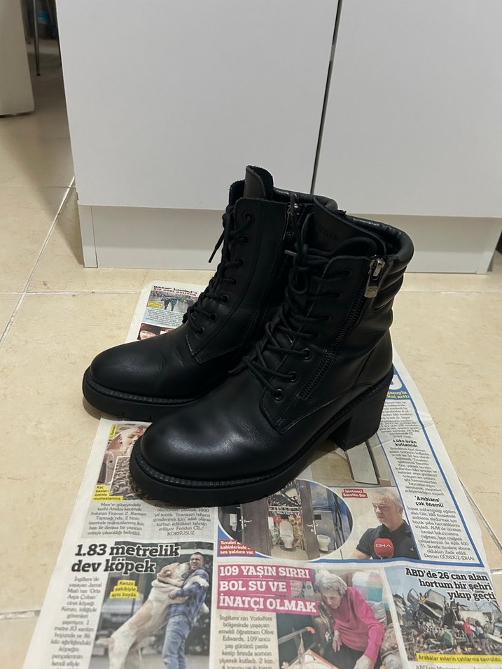 Greyder hakiki deri kadın bot - Görsel 5