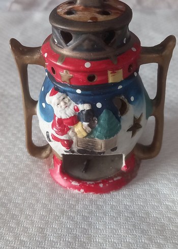 YILBAŞI SÜSÜ, Renkli Noel Temalı Mumluk