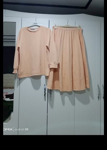 Bej Kadın Oversize Takımı