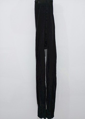 Siyah kalın külotlu çorap - Görsel 2