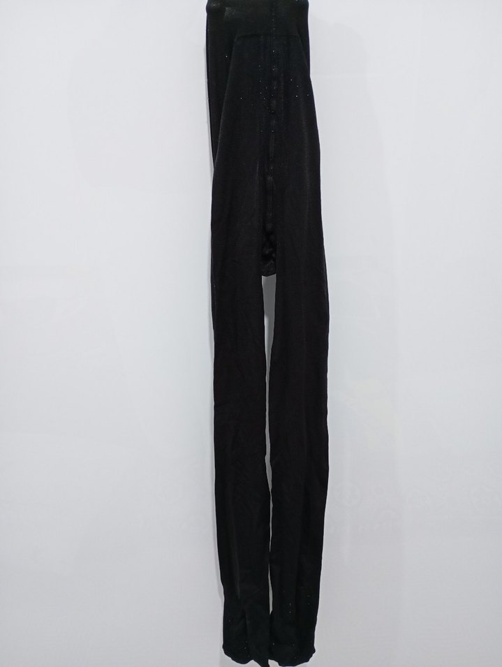 Siyah kalın külotlu çorap - Görsel 2