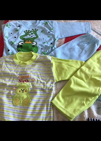 Yenidoğan Beden erkek bebek 2 takım