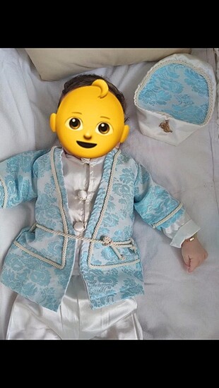 Erkek bebek Mevlüt kıyafeti gömlek