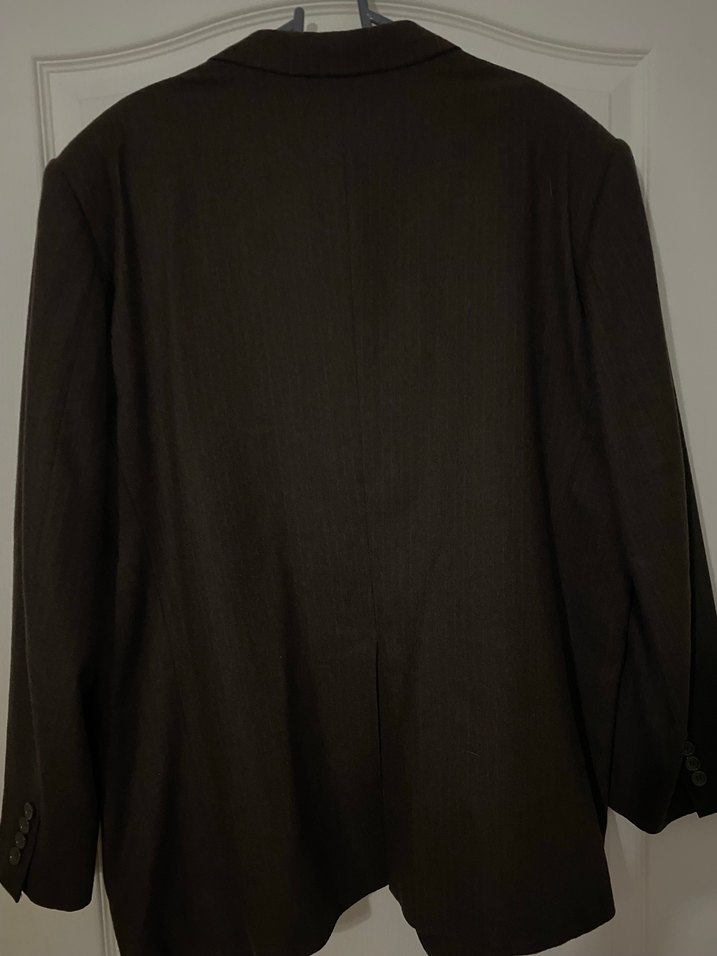 Erkek Kahverengi Düğmeli Ofis Takım Ceketi - Görsel 2