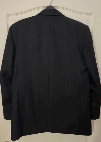 Düğmeli Siyah Erkek Takım Ceketi - Görsel 2
