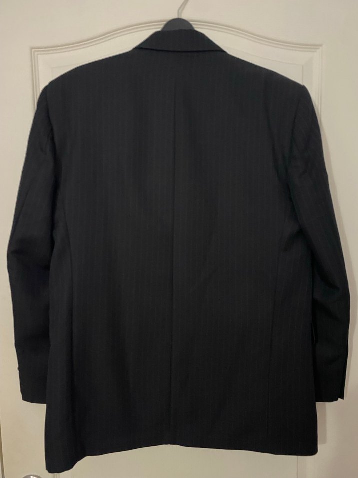 Düğmeli Siyah Erkek Takım Ceketi - Görsel 2