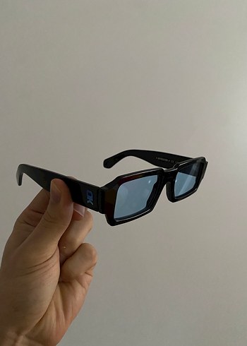 Siyah vintage Güneş Gözlüğü - Görsel 3