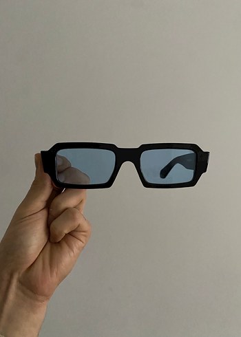 Siyah vintage Güneş Gözlüğü - Görsel 2