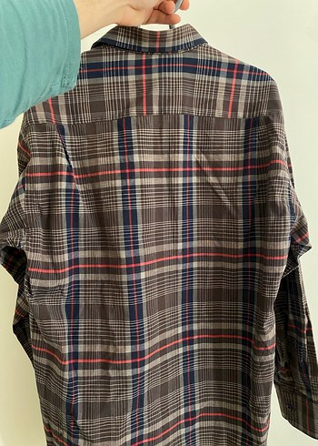 Vintage Ekose Uzun Kollu Gömlek - Görsel 2