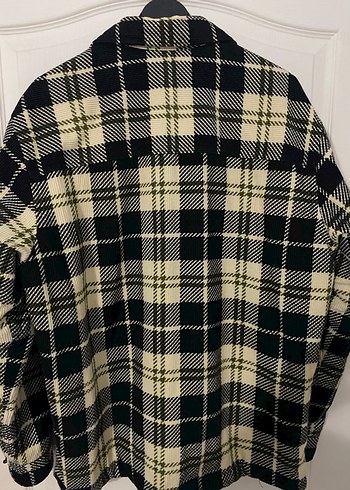 Erkek Siyah Kareli Düğmeli Gömlek - Görsel 4